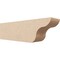 Ekena Millwork 6in. W x 8in. H x 28in. L Carmel Woodgrain TimberThane Rafter Tail, Primed Tan RFTUR06X08X28CARRCPR - alternate 1